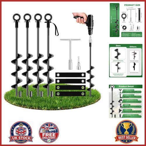 Metal tent stakes heavy duty - metal,
