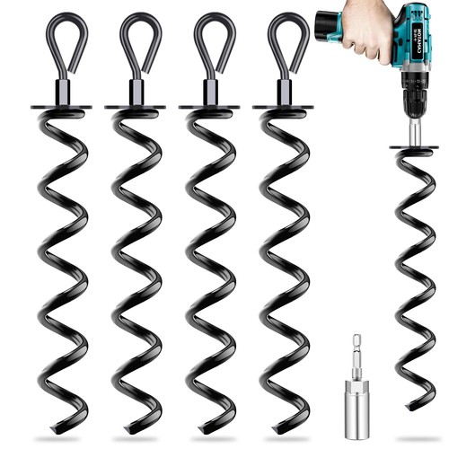 Pack ground anchors with - 4,