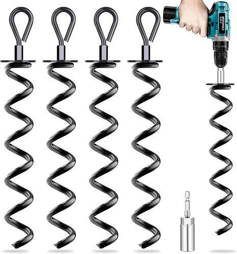 Pack ground anchors with - pack,