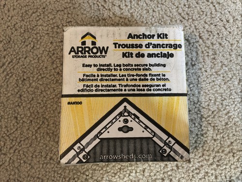 Arrow shed concrete anchor kit - arrow,