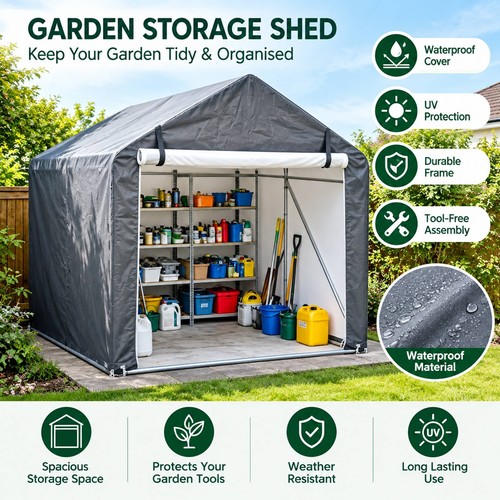 Garden storage shelter - storage,