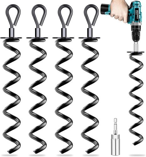 Pack ground anchors with - 4,