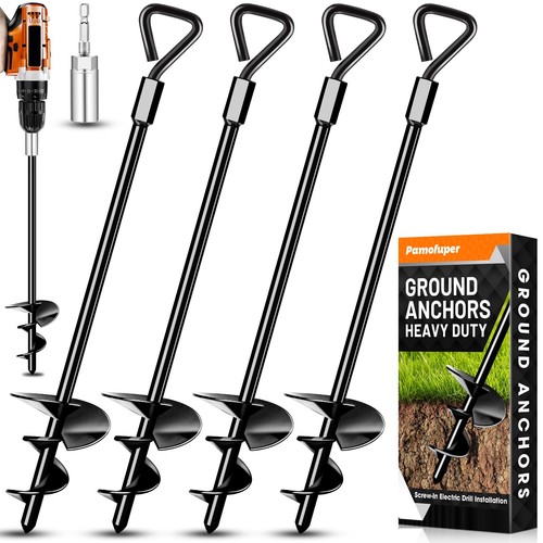 Heavy duty 14in ground anchors - 14in,