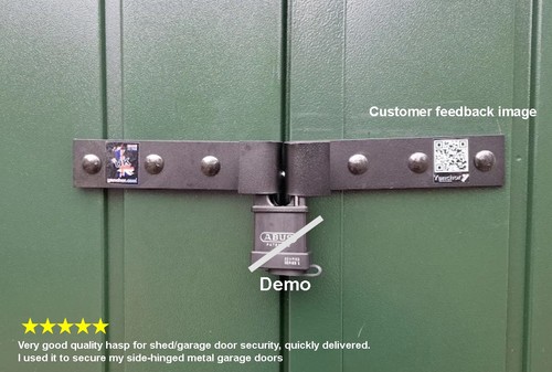 Shed garage door - shed, security