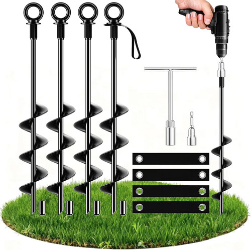 Ground anchors heavy duty - ground, 18"